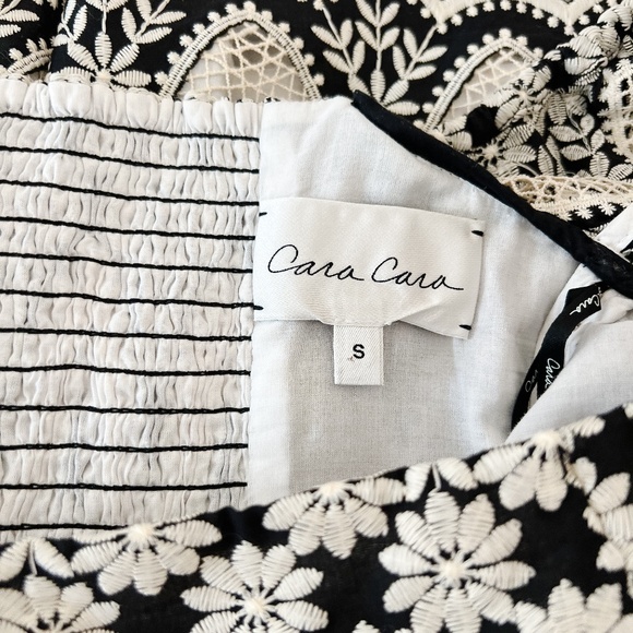 Cara Cara Montauk Scallop Eyelet Mini Dress, Size Small - Picture 9 of 11